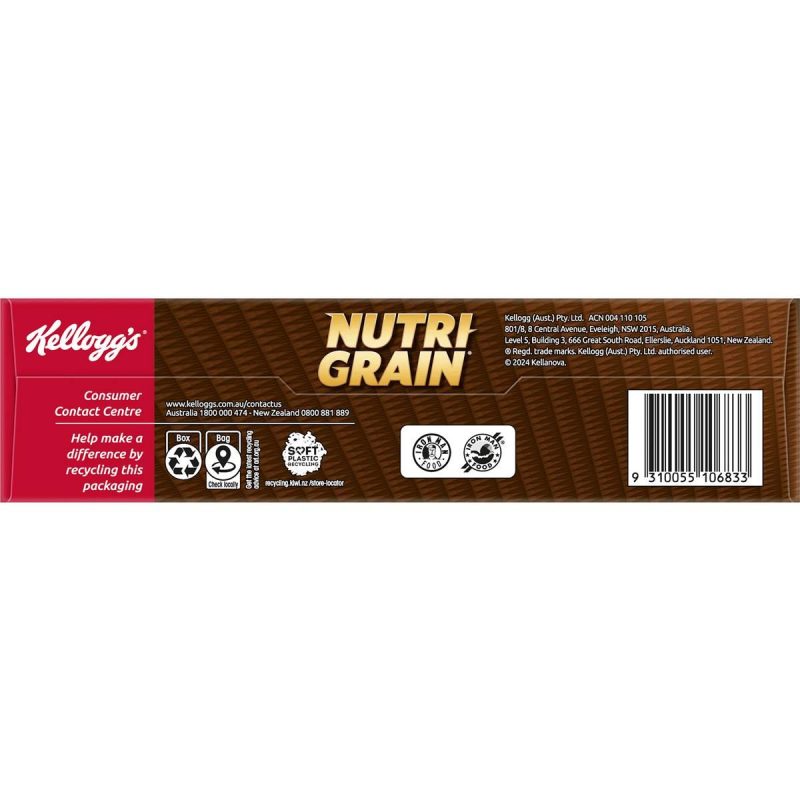 Kelloggs Nutri Grain High Protein Crunch Choc Malt Cereal 500g