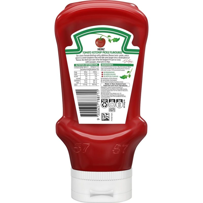 Heinz Tomato Ketchup Pickle Flavoured Sauce 500ml
