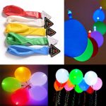 Delight LED Light Up Party Balloons 5 Pack Assorted Colours