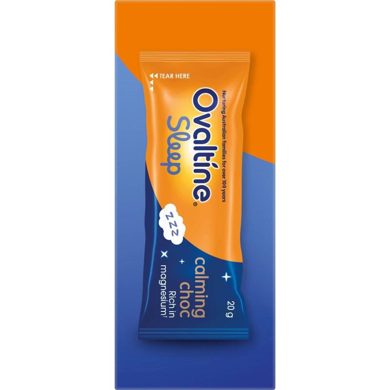 Ovaltine Sleep Calming Chocolate Drink Milk Powder Sachets 10 Pack
