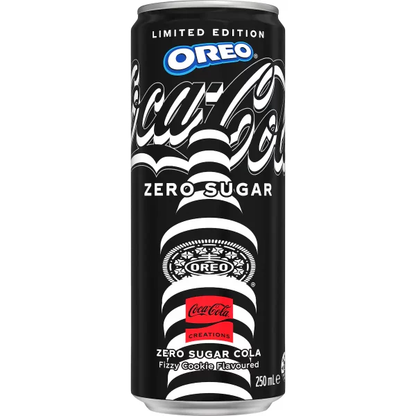 Coca-Cola Oreo Zero Sugar Cola Limited Edition Can 250ml