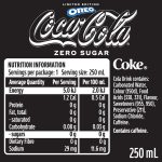 Coca-Cola Oreo Zero Sugar Cola Limited Edition Can 250ml