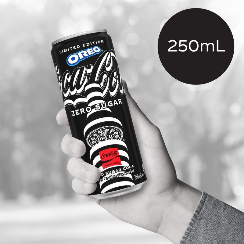 Coca-Cola Oreo Zero Sugar Cola Limited Edition Can 250ml