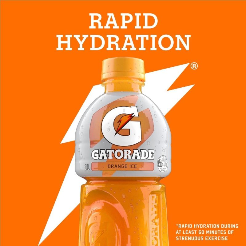 Gatorade Orange Ice Hydrating Sports Drink 1L