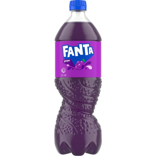 Fanta Grape Zero Sugar Soft Drink Bottle 1.25L