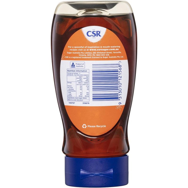 CSR Golden Syrup Squeeze Tube 500g