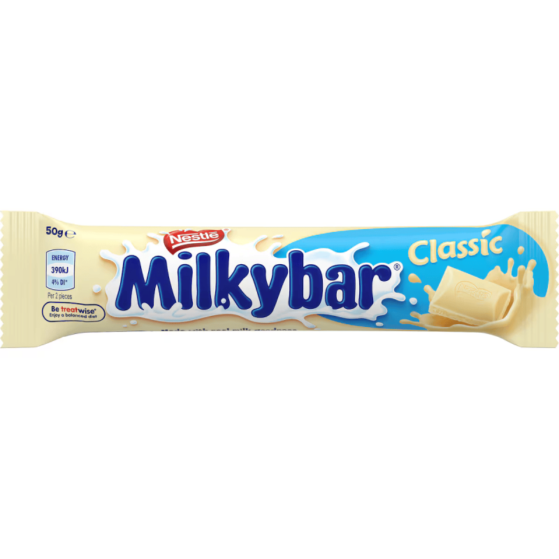 Milkybar White Chocolate Bar 50g X 6 Bars