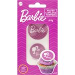 Barbie edible cake decoration wafer stickers 12 pack