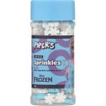 Pipers Disney Frozen Edible Snowflake Cake Sprinkles Candy 60g