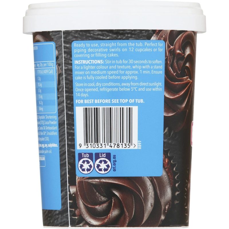 Dollar Sweets Chocolate Buttercream Tub 400g
