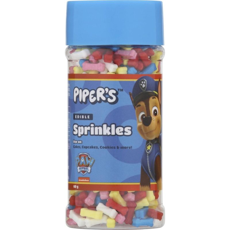 Pipers Paw Patrol Bones Cake Sprinkles Candy 60g