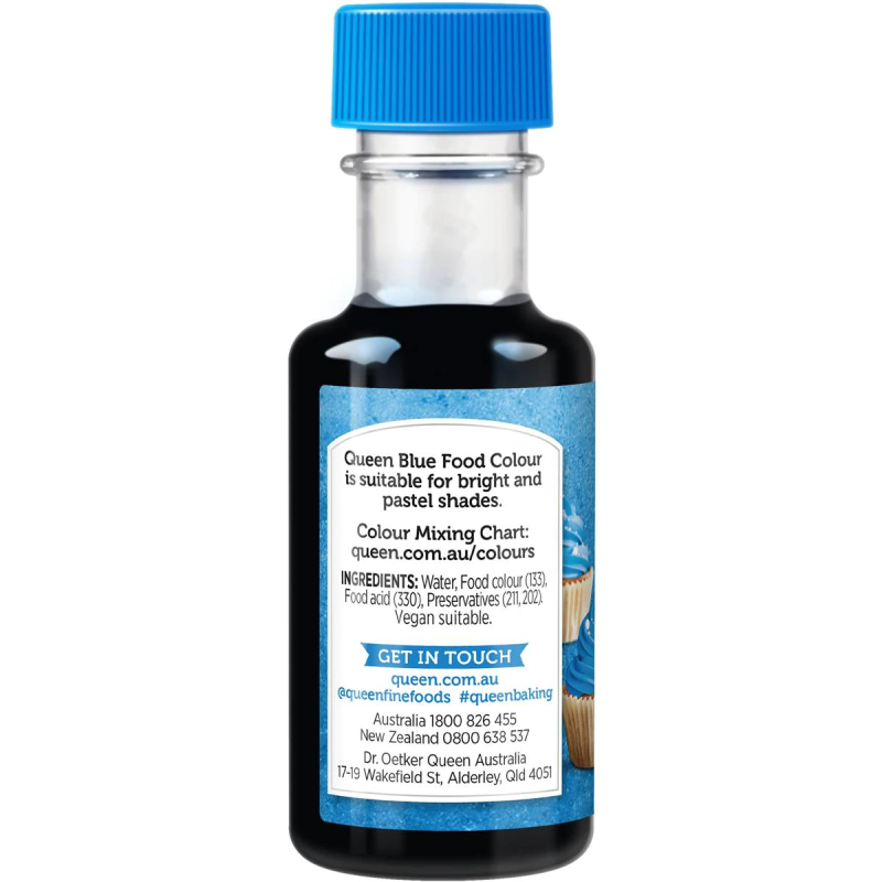 Queen Classic Food Colour Dye Blue 50ml