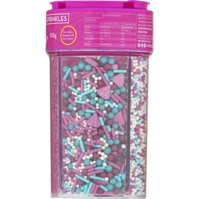 Dollar Sweets Barbie Cake Sprinkles Candy 155g