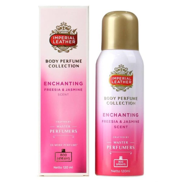 Imperial Leather Body Perfume Enchanting Freesia Jasmine Body Spray 120ml
