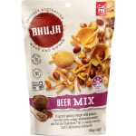Indulge in the ultimate snack pairing with Majans Bhuja Beer Mix Snack Bag 160g. Featuring a flavorful blend of crunchy nuts, savory pretzels, and zesty seasoning, this convenient bag is perfect for enjoying with your favorite brew. Elevate your snacking experience with Majans Bhuja Beer Mix today!