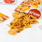 Indulge in the ultimate snack pairing with Majans Bhuja Beer Mix Snack Bag 160g. Featuring a flavorful blend of crunchy nuts, savory pretzels, and zesty seasoning, this convenient bag is perfect for enjoying with your favorite brew. Elevate your snacking experience with Majans Bhuja Beer Mix today!