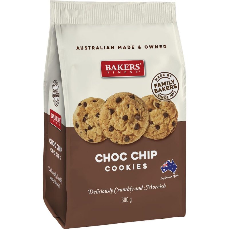 Bakers Chocolate Chip Cookies Biscuits 300g