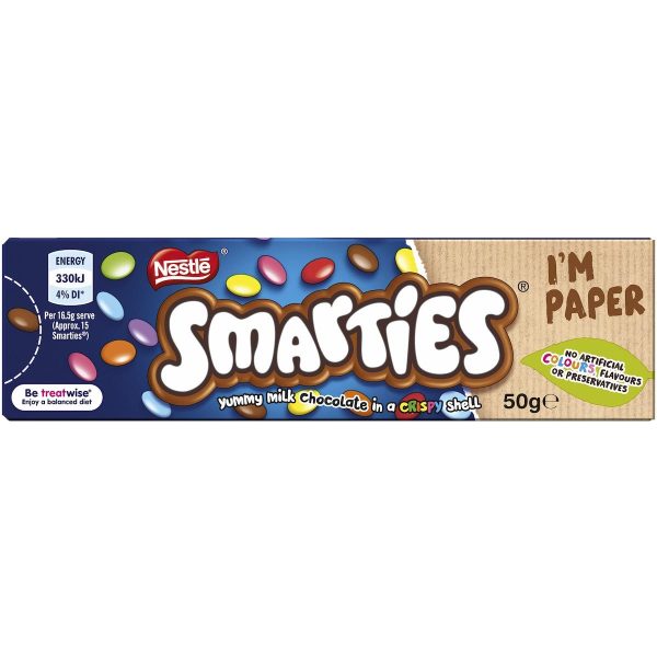 Smarties Milk Chocolate Box 50g X 6 Boxes