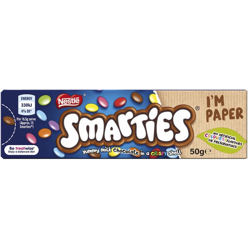 Smarties Milk Chocolate Box 50g X 6 Boxes