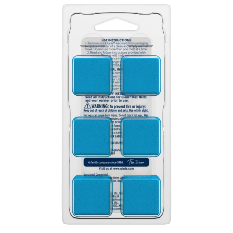 Glade Wax Melts Clean Linen 6 Pack