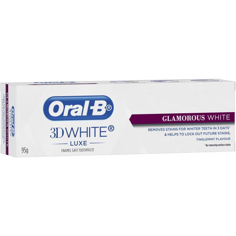 Oral B 3D White Luxe Diamond Strong Toothpaste 95g