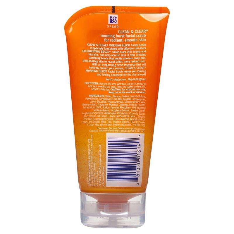Clean & Clear Morning Burst Facial Scrub 141g