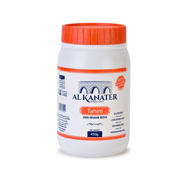 Al Kanater Tahini Sesame Paste Sauce Tub 450g