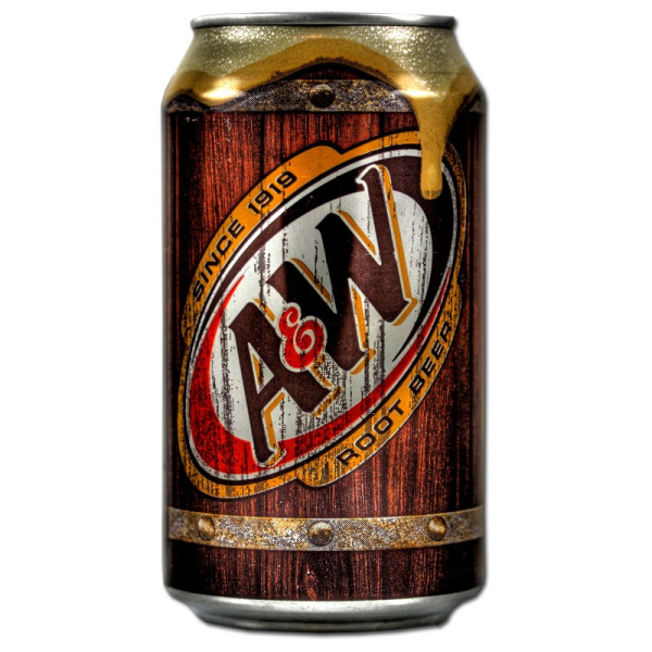 A&W Root Beer Soda Soft Drink Can 355ml X 2 Cans