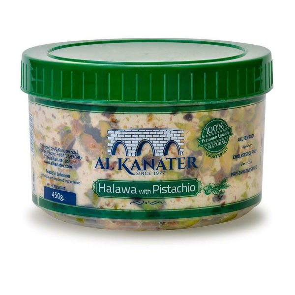 Al Kanater Halawa Halva with Pistachio Lebanese 450g