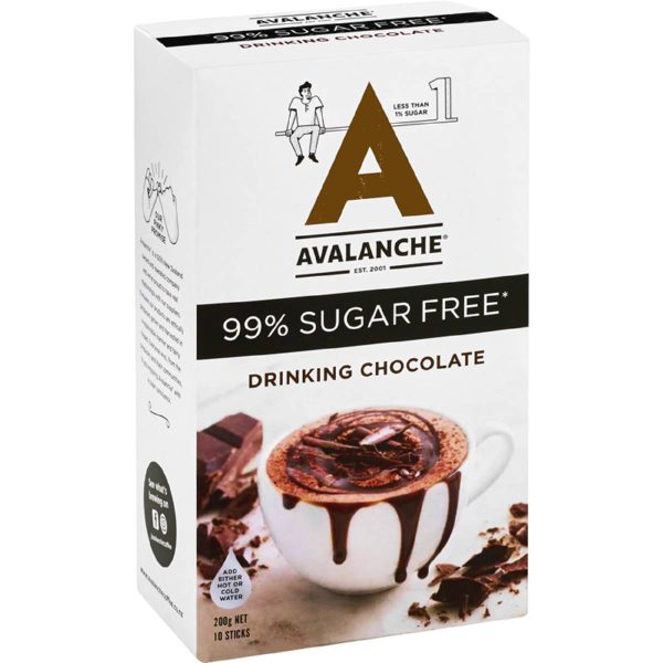 Avalanche Sugar Free Hot Drinking Chocolate 10 Pack