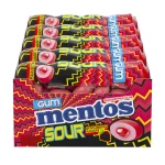 Mentos Sour Strawberry Chewing Gum Bottle 30g X 10 Bottles