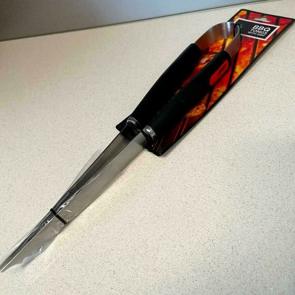 BBQ Grill Tongs with Grip ***Brand New