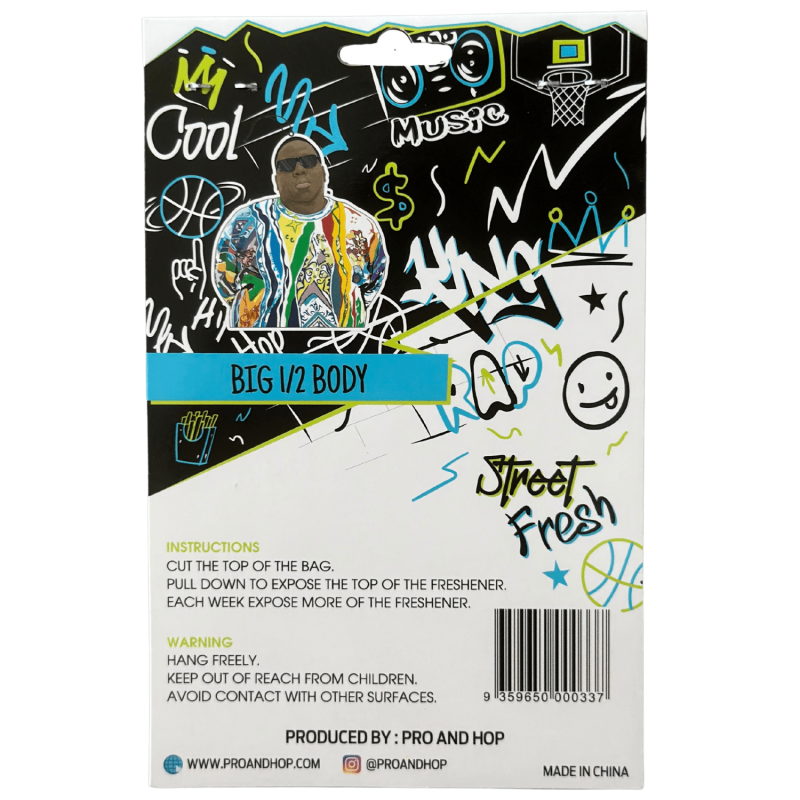 Pro & Hop Biggie Smalls Sweater Lemon Car Air Freshener