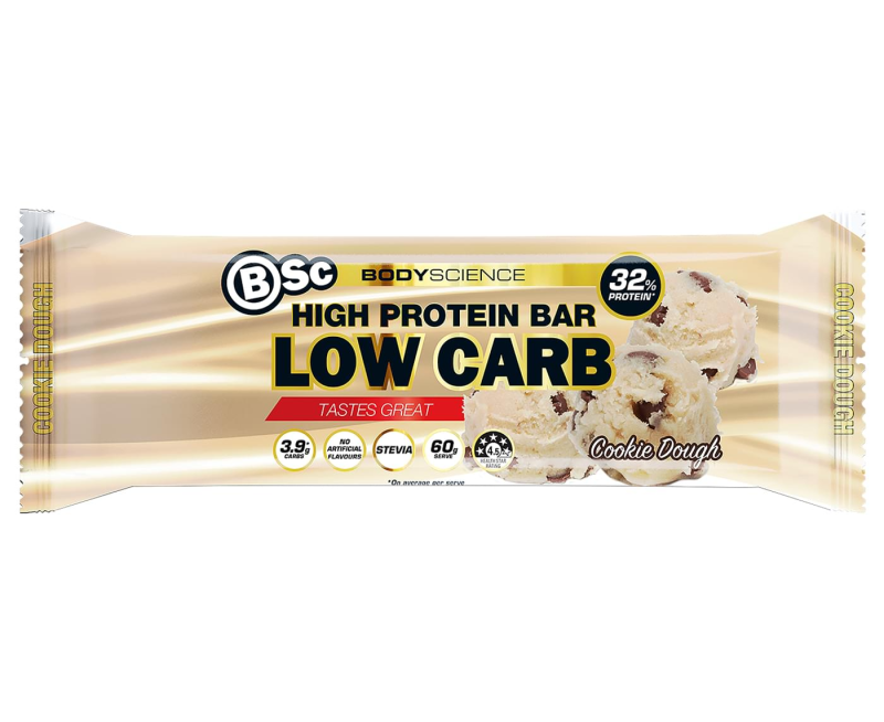BSC High Protein Bar Cookie Dough 60g X 12 Bars