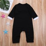 Baby Black Tuxedo Outfit One Piece For Boys