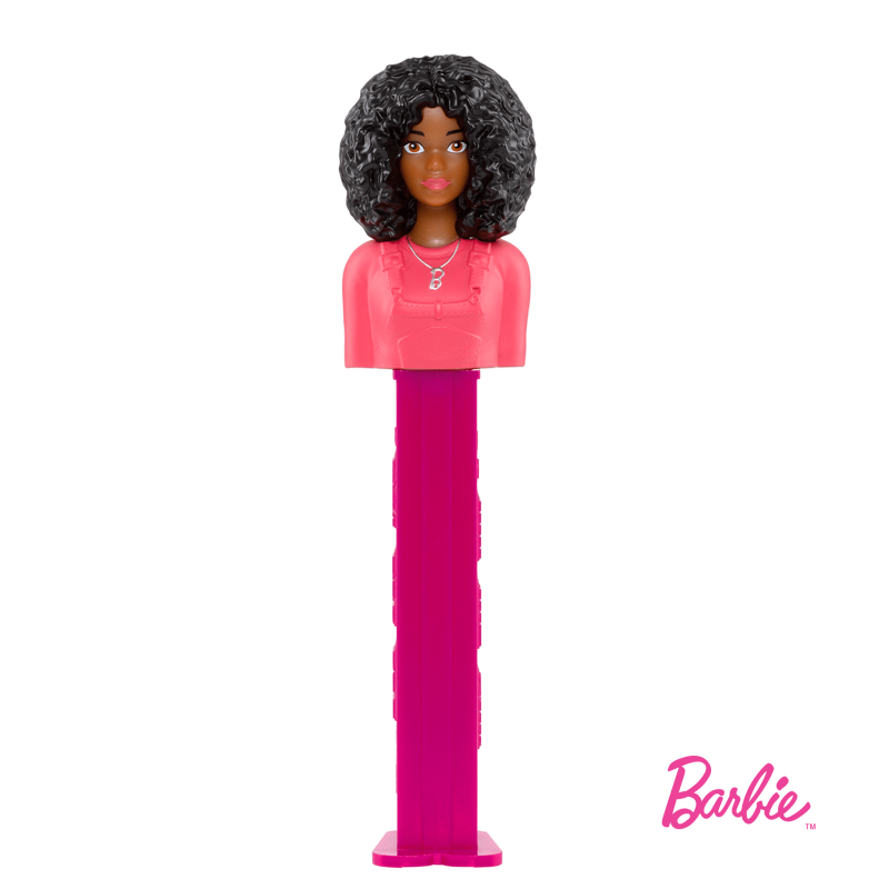 Barbie Black Hair PEZ Kids Candy Dispenser