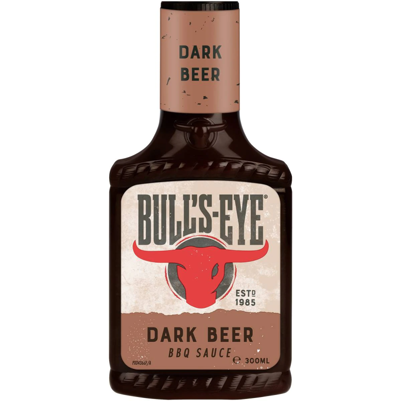 Bulls-Eye Dark Beer BBQ Sauce 300ml