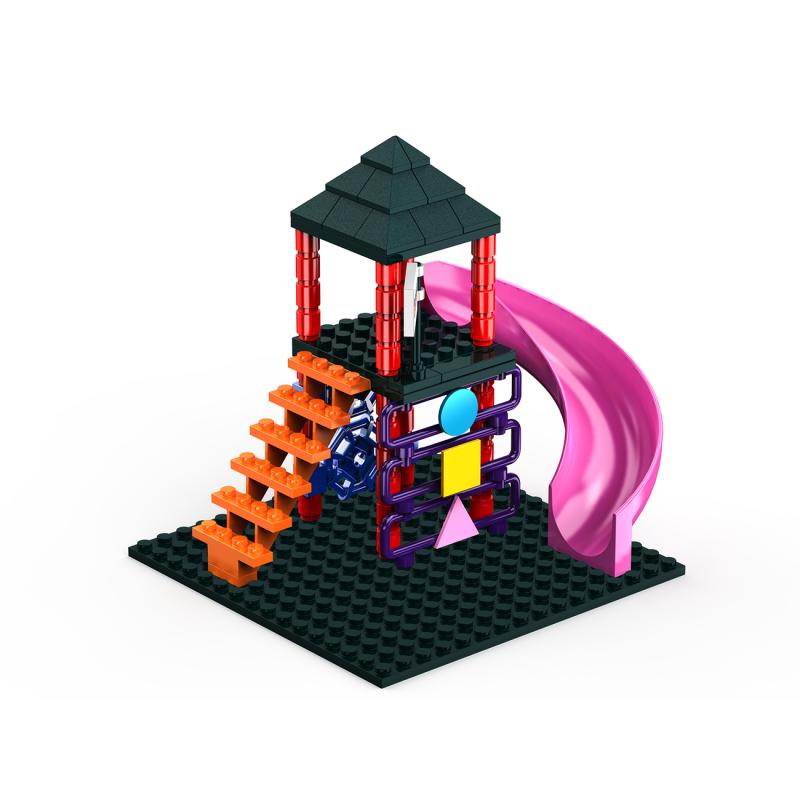 Bunnings Warehouse Building Blocks Playground Model Toy Figure for Kids