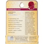 Burts Bees Moisturising Lip Balm Pomegranate 4g Pack