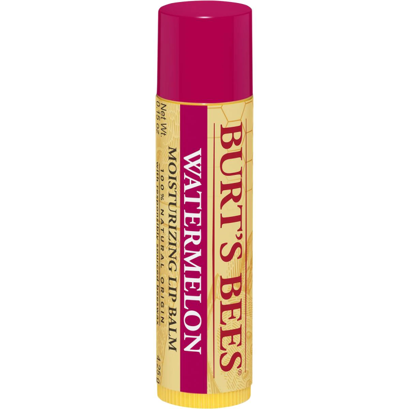 Burts Bees Moisturising Lip Balm Watermelon 4g Pack