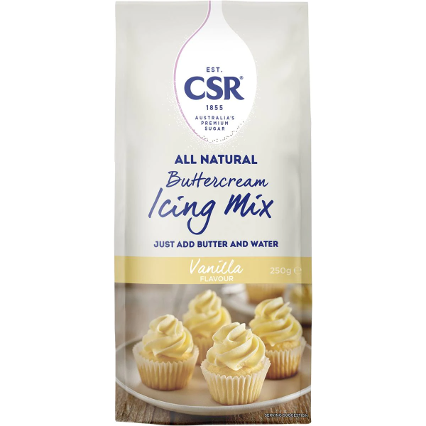 CSR All Natural Buttercream Icing Mix Vanilla 250g