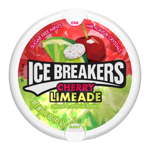 Ice Breakers Cherry Limeade Tub 42g X 8 Tubs