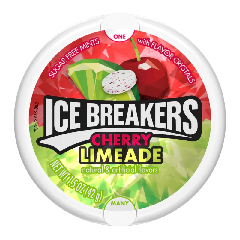 Ice Breakers Cherry Limeade Tub 42g X 8 Tubs