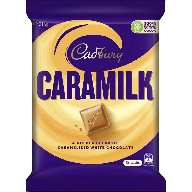 Cadbury Caramilk Chocolate Giant Family Block 315g