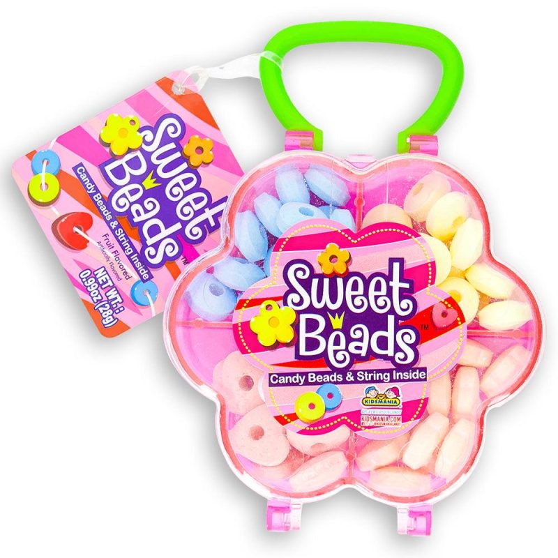 Sweet Beads Candy Beads and String for Kids 28g