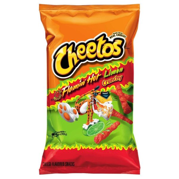 Cheetos Flamin Hot Lemon Crunchy Chips 226g