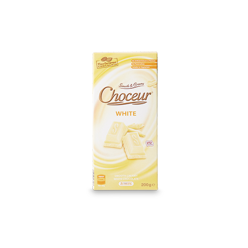 Choceur White Chocolate Block Bar 200g - Aldi Chocolate