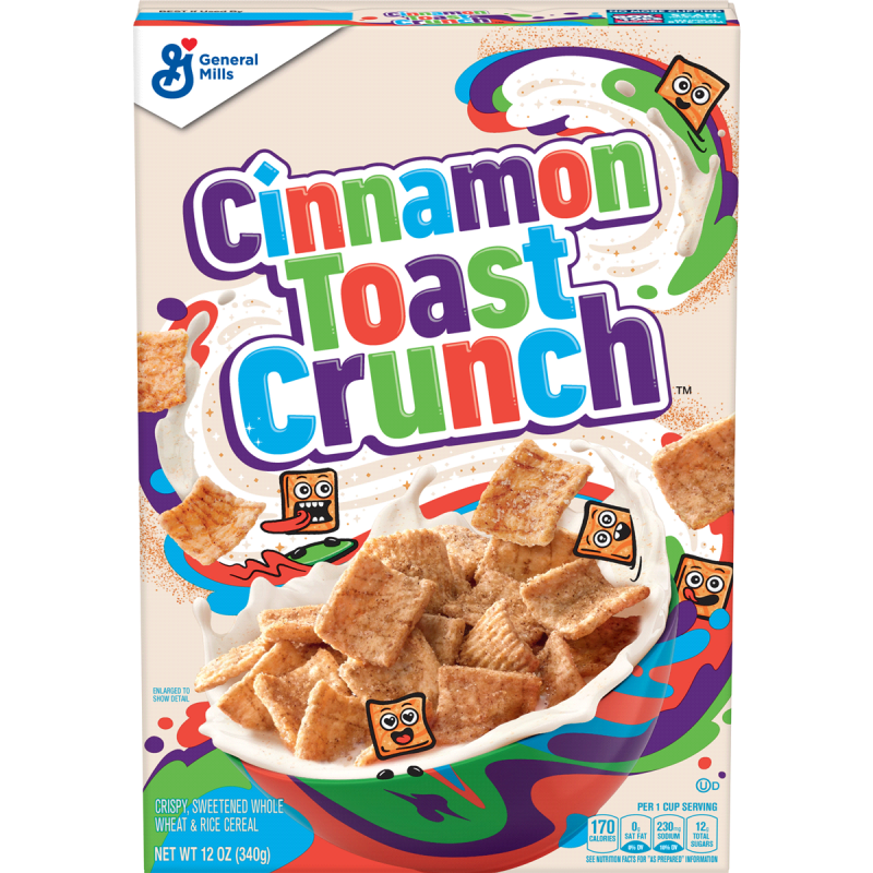 Cinnamon Toast Crunch Cereal Box 340g - USA