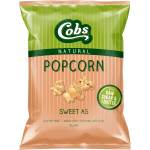 Cobs Popcorn Sweet As Raw Sugar and Butter Flavour Gluten Free 110g