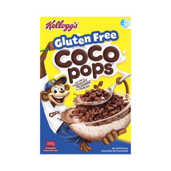 Kelloggs Coco Pops Gluten Free Breakfast Cereal 390g